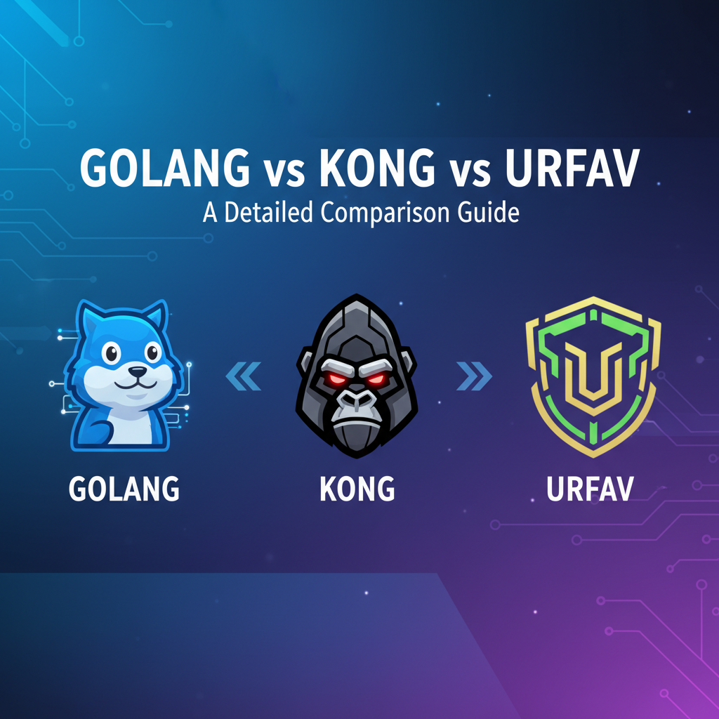 Golang vs Kong vs Urfav: A Detailed Comparison Guide