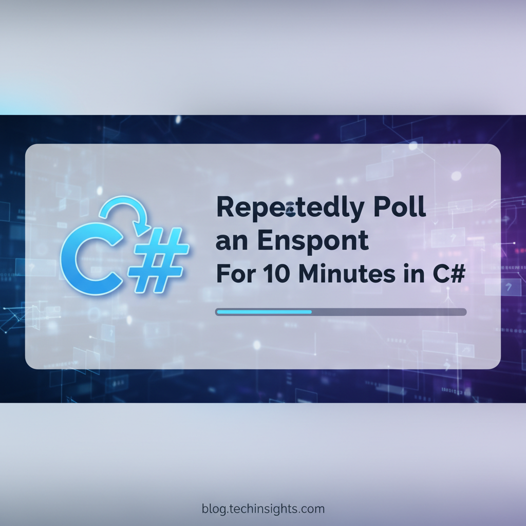 C# How to Repeatedly Poll an Endpoint for 10 Mins