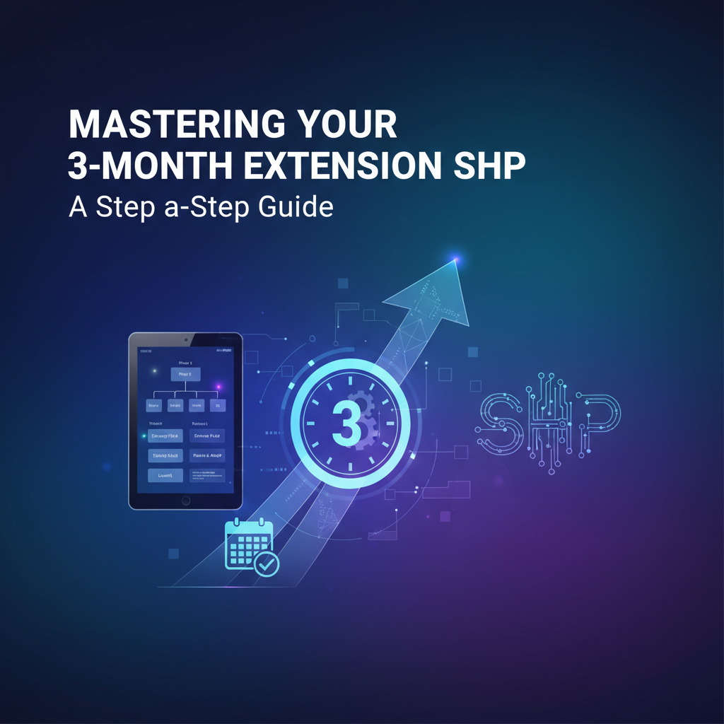 Mastering Your 3-Month Extension SHP: A Step-by-Step Guide