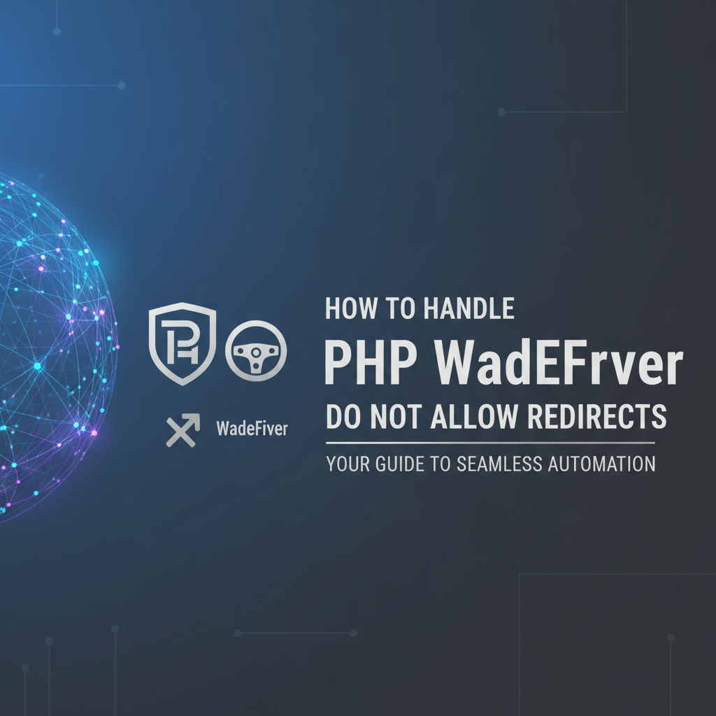 How to Handle 'PHP WebDriver Do Not Allow Redirects'