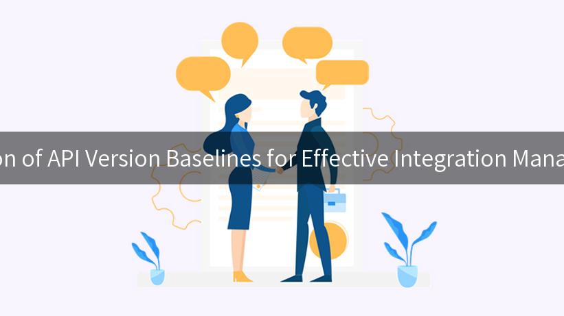 Definition of API Version Baselines for Effective Integration Management