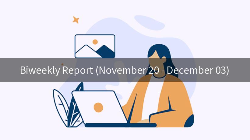 Biweekly Report (November 20 - December 03)