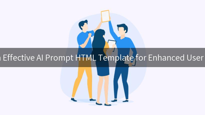 Creating an Effective AI Prompt HTML Template for Enhanced User Experience