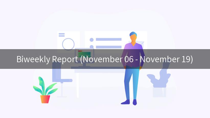 Biweekly Report (November 06 - November 19)