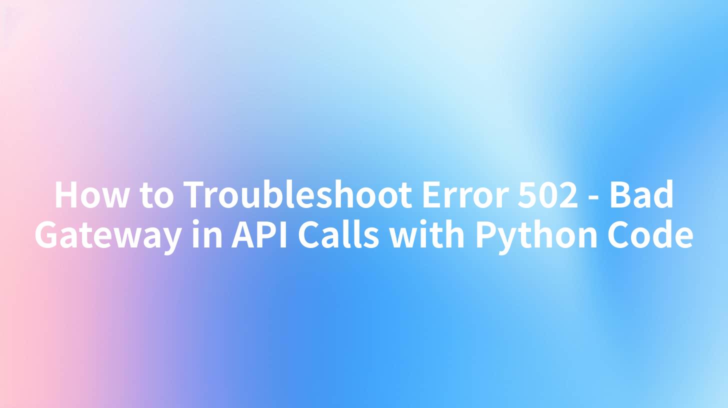 Api Calls With Python