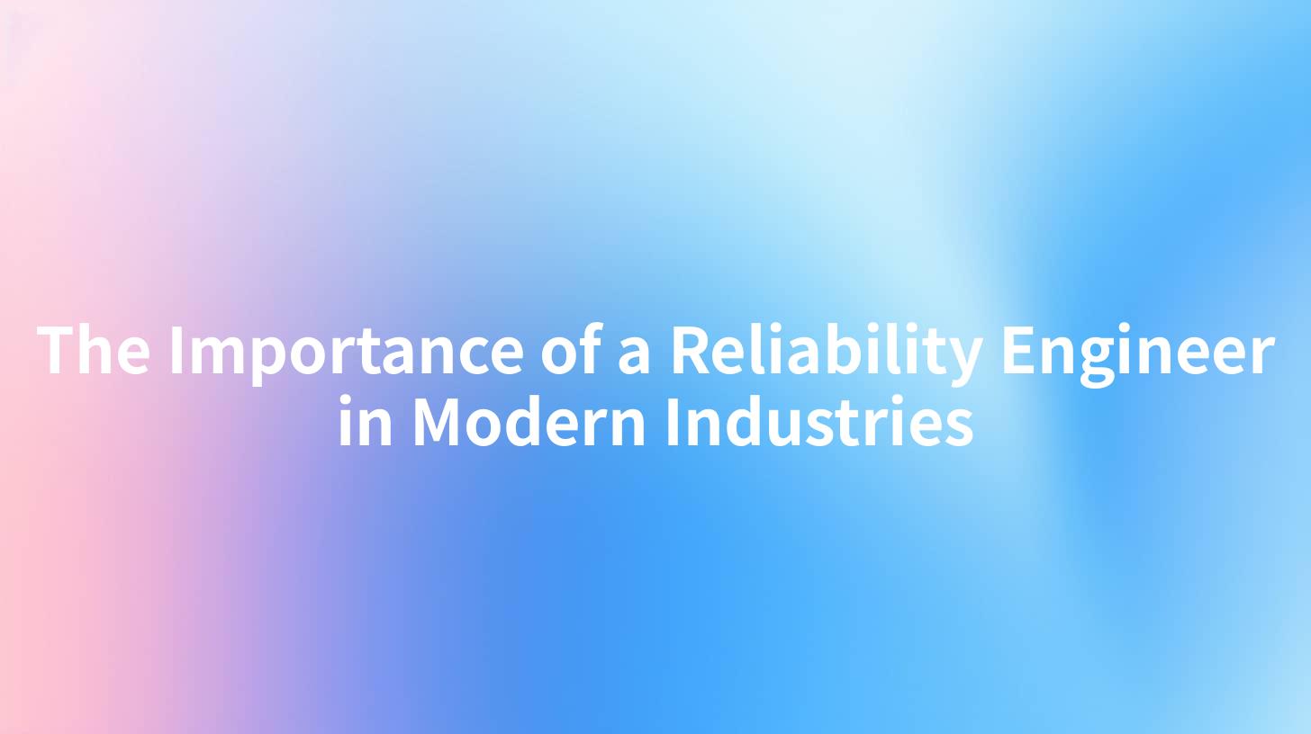 The Importance of a Reliability Engineer in Modern Industries