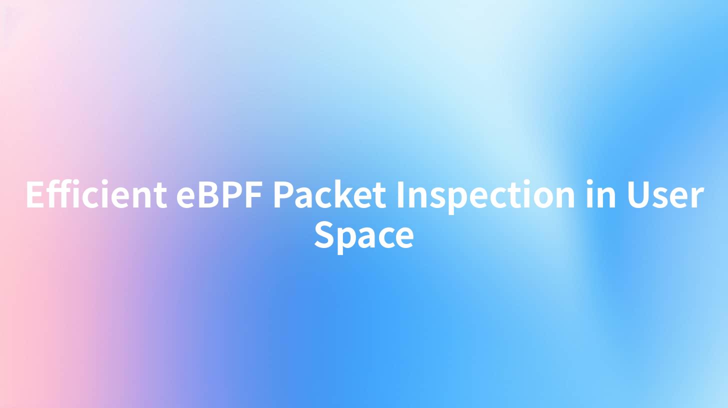Efficient eBPF Packet Inspection in User Space