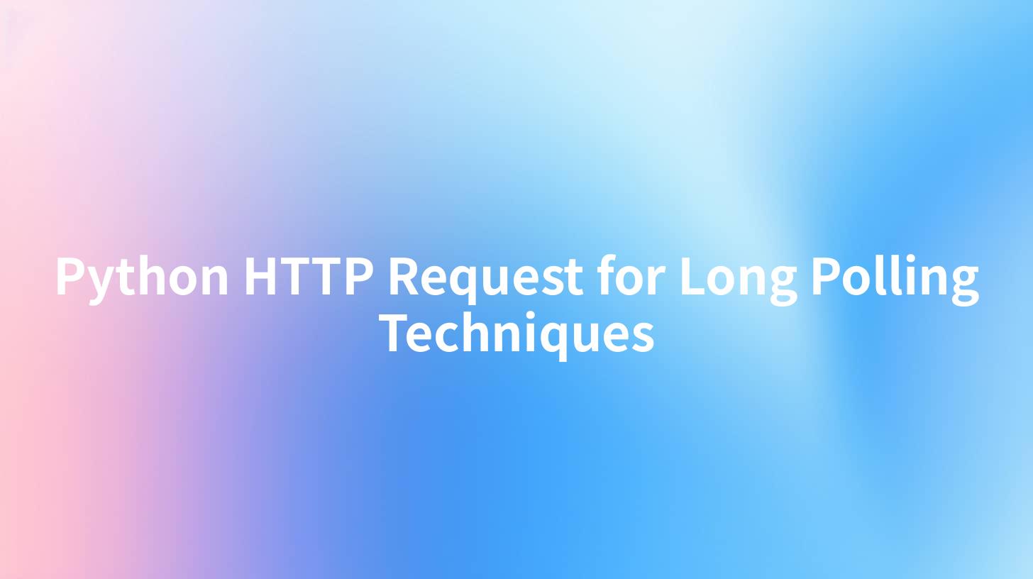 Python HTTP Request for Long Polling Techniques