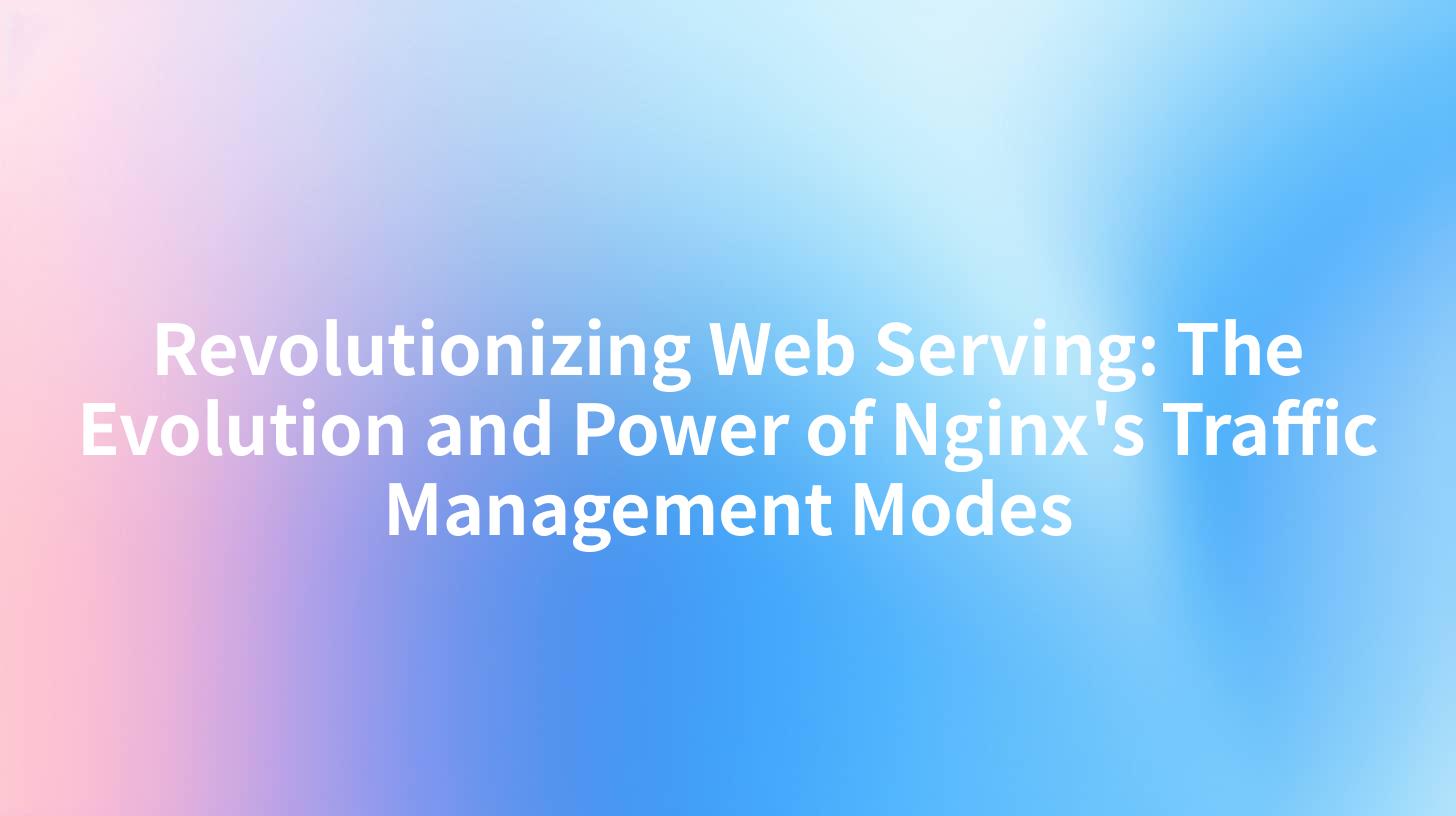 Revolutionizing Web Serving: The Evolution and Power of Nginx's Traffic Management Modes