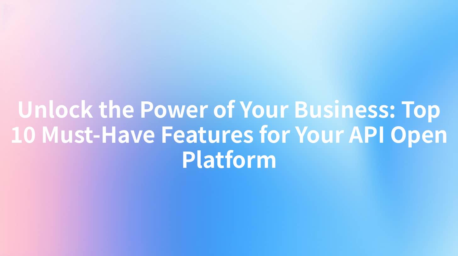 Unlock the Power of Your Business: Top 10 Must-Have Features for Your ...